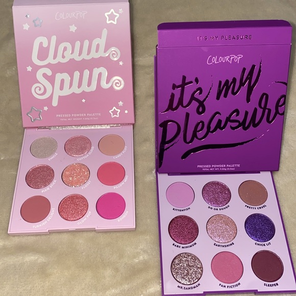 Bundle of 2 COLOURPOP eyeshadow palettes brand new! It’s my Pleasure&Cloud Spun - Picture 3 of 9